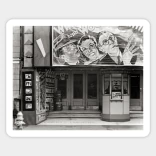 Liberty Theatre in New Orleans, 1935. Vintage Photo Sticker